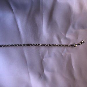 Silver Rope Chain Bracelet
